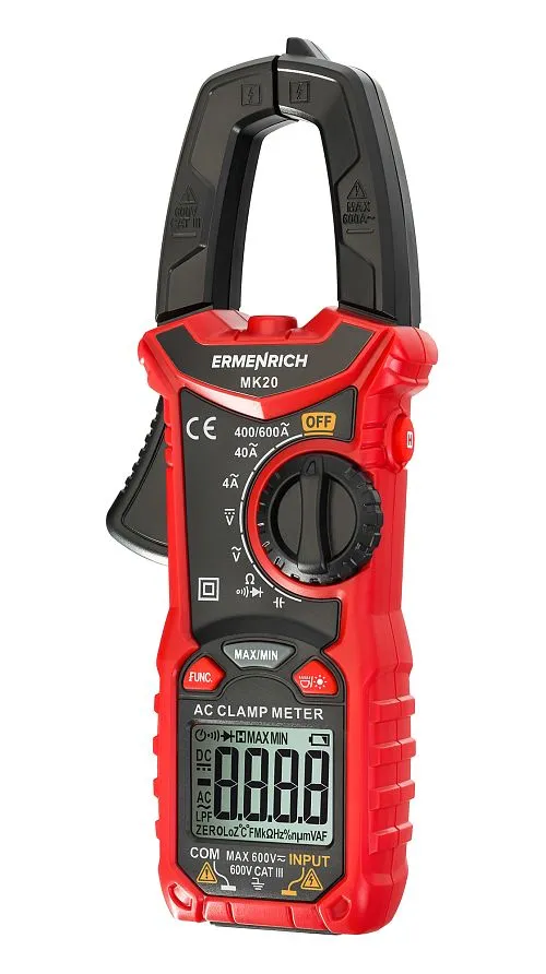 foto pinza amperometrica digitale Ermenrich Ping MK20