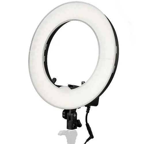 fotografia lampada ad anello a LED Bresser BR-RL12 regolabile da 45W  con custodia,  1
