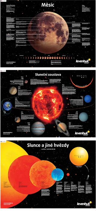 immagine set di poster spaziali Levenhuk,  1