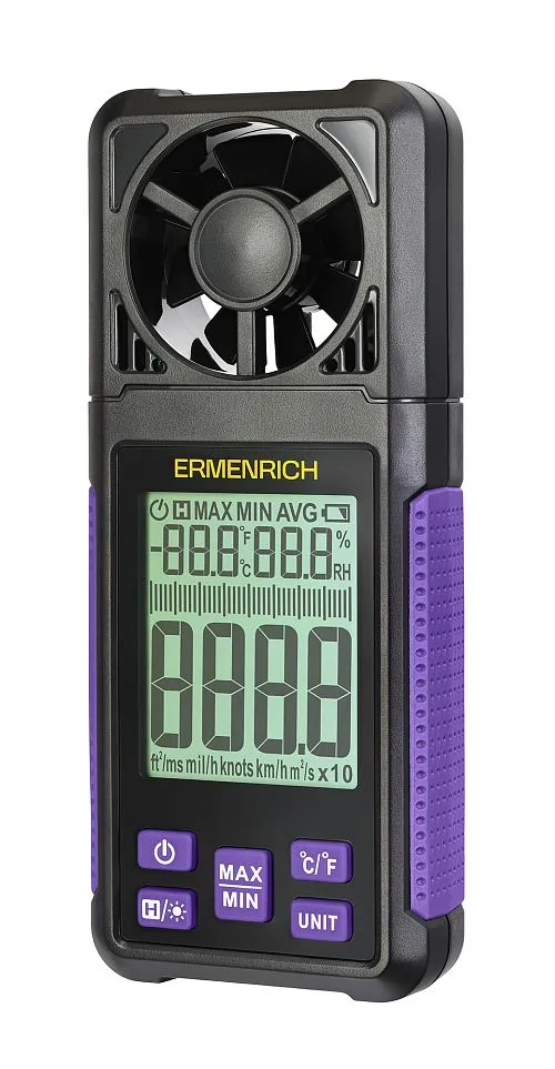 foto anemometro digitale Ermenrich Seek DN10,  1
