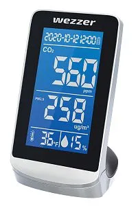 fotografia monitor della qualità dell’aria Levenhuk Wezzer Air PRO DM40