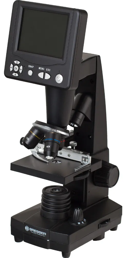 foto microscopio Bresser LCD 50–2000x,  1