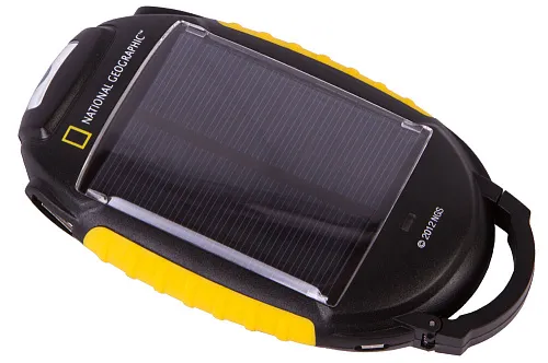 figura caricabatterie solare Bresser National Geographic 4 in 1,  1