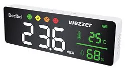 foto termoigrometro con fonometro Levenhuk Wezzer Teo TH70