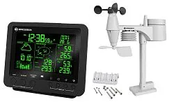 fotografia bresser Stazione meteo 5 IN 1 con display colori, nero