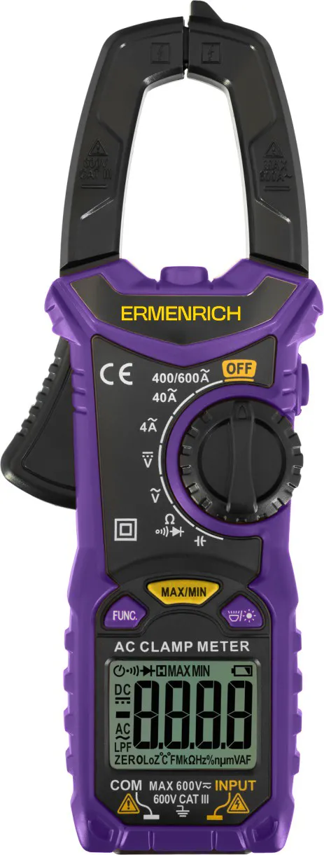 immagine pinza amperometrica digitale Ermenrich Ping MK20,  1