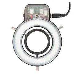 foto luce ad anello MAGUS LED 144A con adattatore filettato