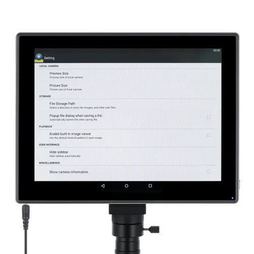 fotografia microscopio trinoculare digitale Levenhuk MED D45T LCD,  16