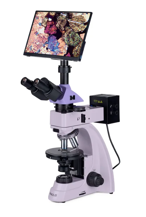 foto microscopio polarizzatore digitale MAGUS Pol D850 LCD,  3