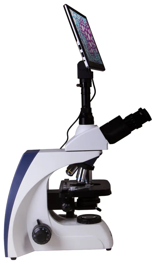 foto microscopio trinoculare digitale Levenhuk MED D35T LCD,  6