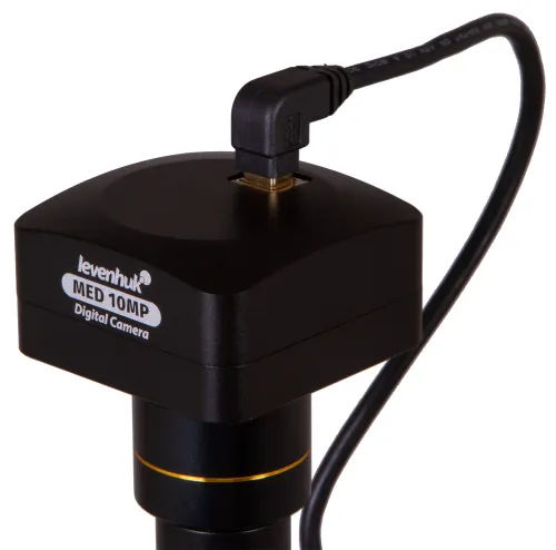 immagine microscopio trinoculare digitale Levenhuk MED D30T,  10