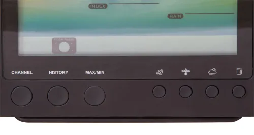 immagine stazione meteo a colori Bresser Wi-Fi con sensore professionale 5 in 1, nera,  6