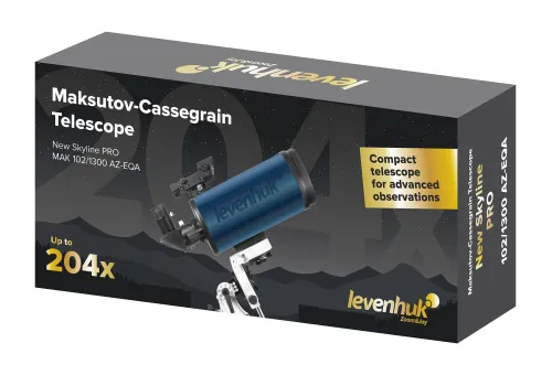 figura telescopio Levenhuk New Skyline PRO MAK 102/1300 AZ-EQA,  2