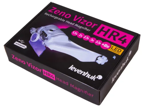 foto lente d’ingrandimento frontale ricaricabile Levenhuk Zeno Vizor HR4,  14