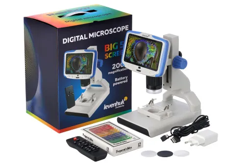 immagine microscopio digitale Levenhuk Rainbow DM500 LCD,  2