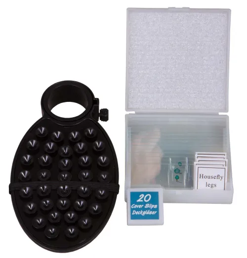 figura microscopio Bresser Erudit Basic Bino 40–400x,  15