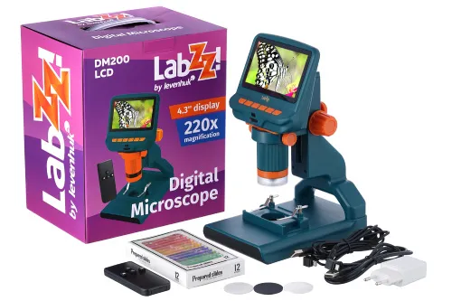 immagine microscopio digitale Levenhuk LabZZ DM200 LCD,  2