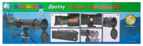 immagine cannochiale Bresser Junior Spotty 20–60x60,  15