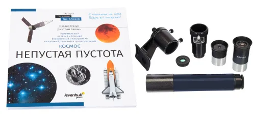 fotografia telescopio Levenhuk Discovery Spark 114 EQ con libro,  3
