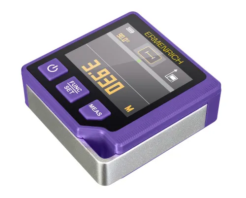 foto livella digitale con misuratore laser 3 in 1 Ermenrich Verk LQ60,  5