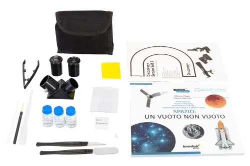 foto set Levenhuk Discovery Scope 3 con libro,  4