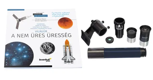 fotografia telescopio Levenhuk Discovery Spark 114 EQ con libro,  3