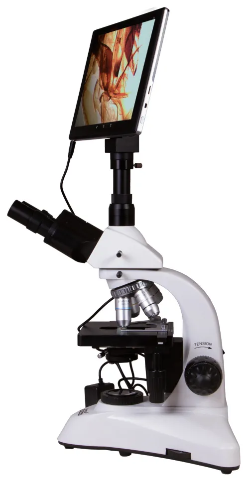figura microscopio trinoculare digitale Levenhuk MED D20T LCD,  8