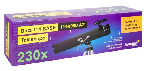 fotografia telescopio Levenhuk Blitz 114 BASE,  12
