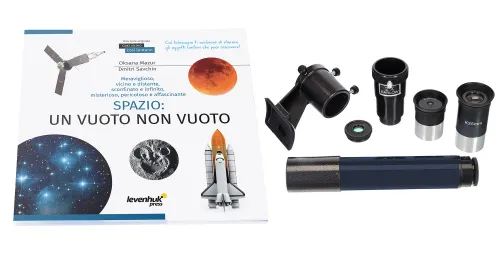 fotografia telescopio Levenhuk Discovery Spark 114 EQ con libro,  3