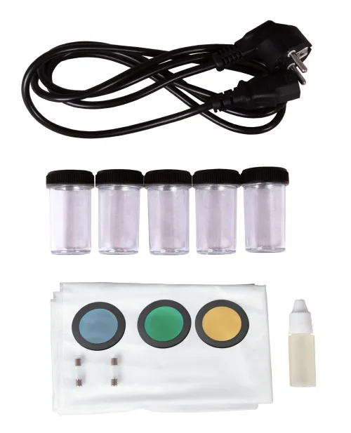 figura microscopio trinoculare digitale Levenhuk MED D30T LCD,  18