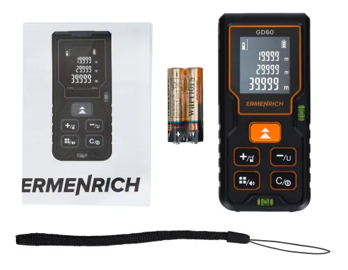 fotografia misuratore laser Ermenrich Reel PLUS GD60,  2