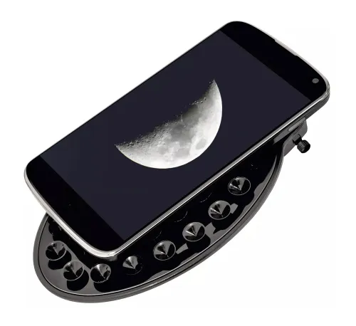 fotografia telescopio Bresser Lyra 70/900 EQ3 con filtro solare,  3