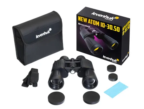 fotografia binocolo Levenhuk New Atom 10–30x50,  4