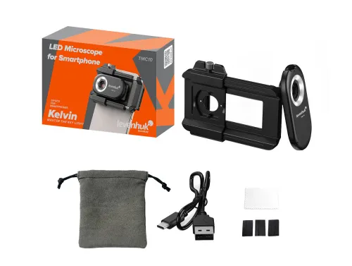 figura microscopio LED per smartphone Levenhuk Kelvin TMC10,  9