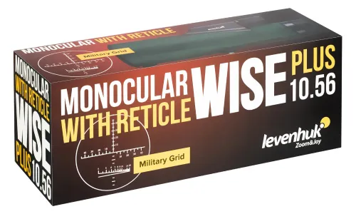 figura monoculare con reticolo Levenhuk Wise PLUS 10x56,  12