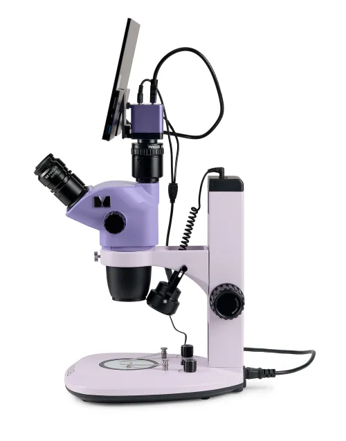 foto microscopio stereoscopico digitale MAGUS Stereo D7T LCD BASE,  9