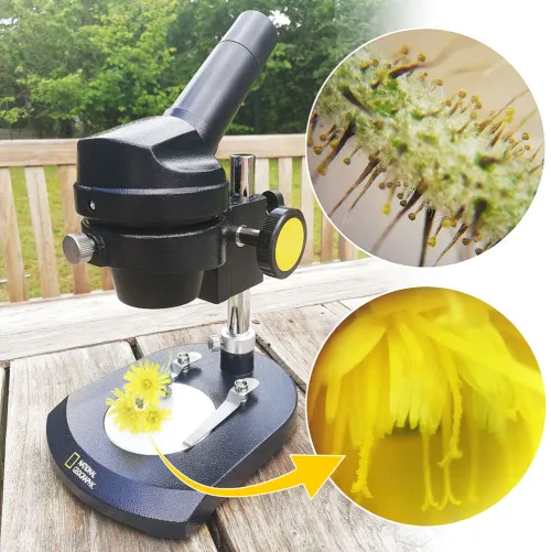 figura microscopio Monoculare Bresser National Geographic 20x,  11