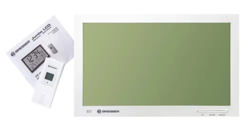 fotografia orologio da parete Bresser MyTime Jumbo LCD,  11