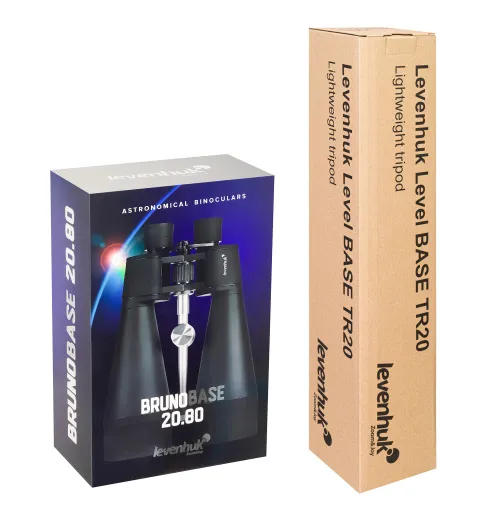 foto set binocolo Levenhuk Bruno BASE 20x80 e treppiede  ,  17