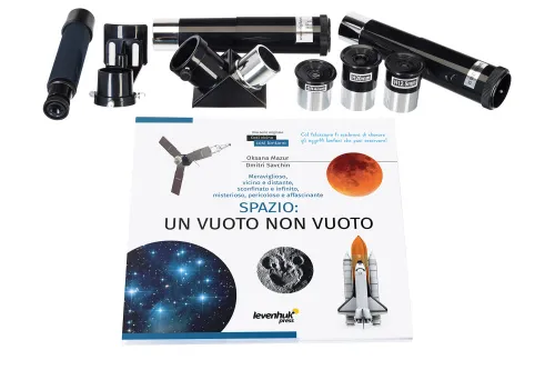 foto telescopio Levenhuk Discovery Spark Travel 60 con libro,  5