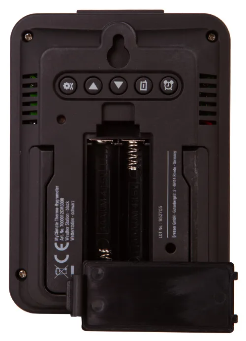 figura orologio termoigrometro Bresser MyClimate, bianco,  10