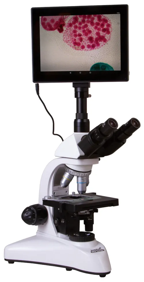 fotografia microscopio digitale trinoculare Levenhuk MED D25T LCD,  4