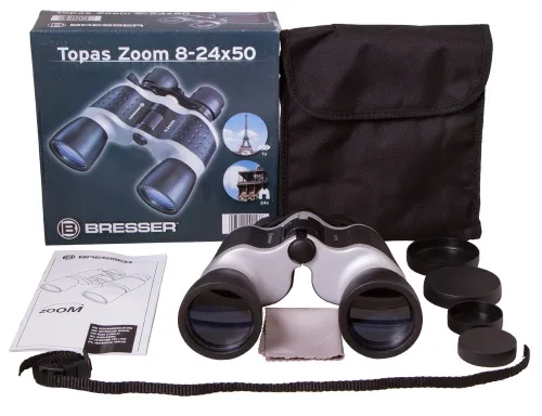 foto binocolo Bresser Topas 8–24x50,  7