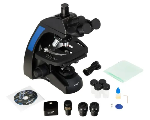 fotografia microscopio trinoculare digitale Levenhuk D870T 8M,  2