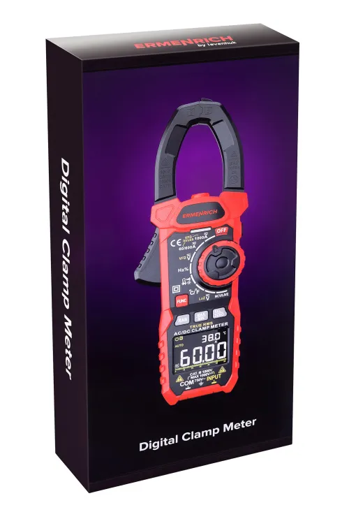 foto pinza amperometrica digitale Ermenrich Ping MK70,  10