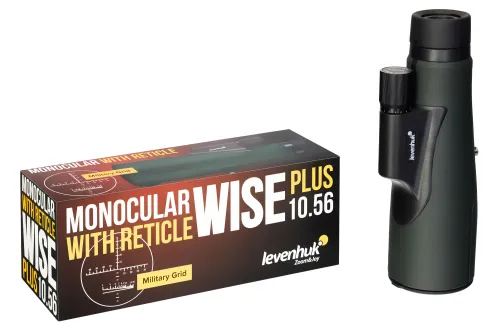 figura monoculare con reticolo Levenhuk Wise PLUS 10x56,  4
