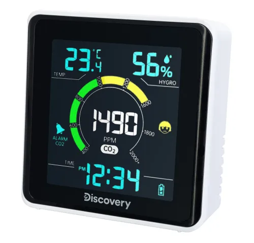 figura stazione meteo Levenhuk Discovery Report WA40 con monitor della CO2,  3
