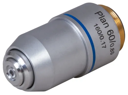 fotografia obiettivo planacromatico Levenhuk MED 60x,  2