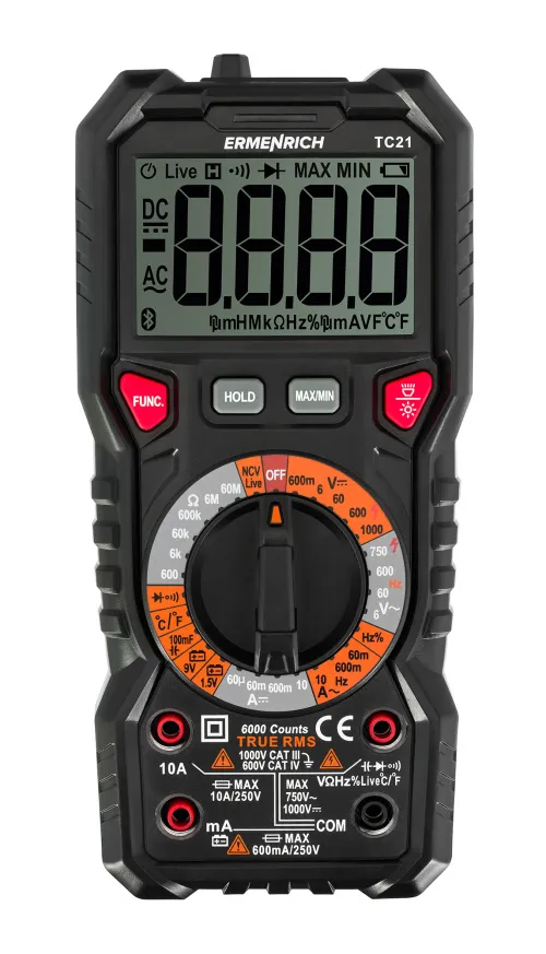 figura multimetro digitale Ermenrich Zing TC21,  2