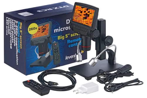 fotografia microscopio con telecomando Levenhuk DTX RC3,  2